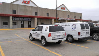 Vehicles Parked At Store